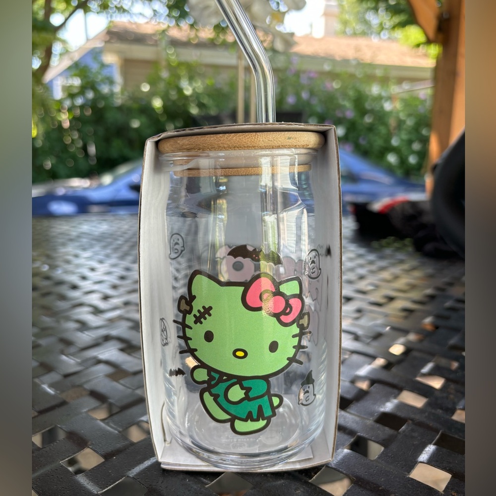 Set of 2 Hello Kitty Bundle Frankenstein Cup & Skeleton Mug